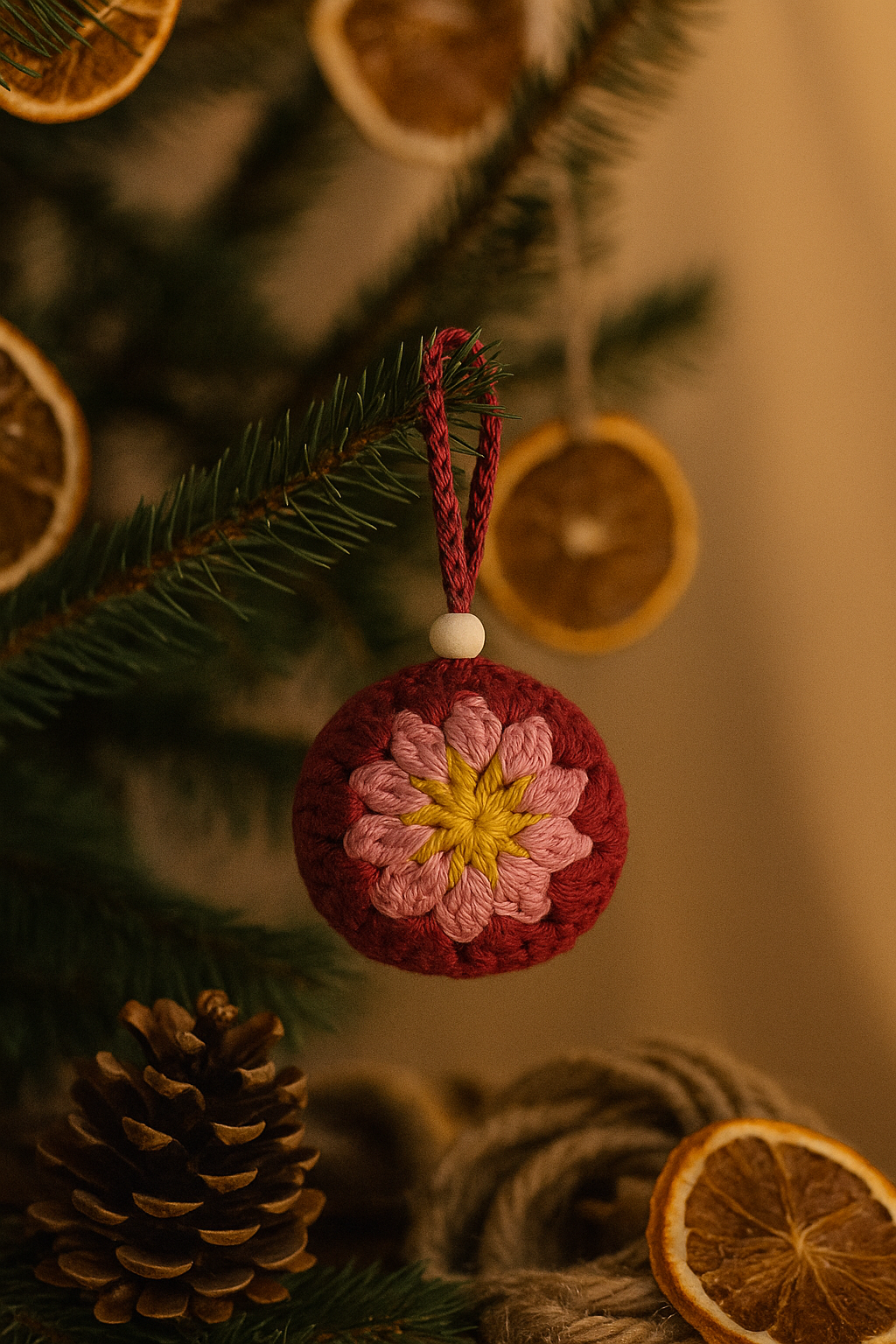 Bola de Navidad a crochet